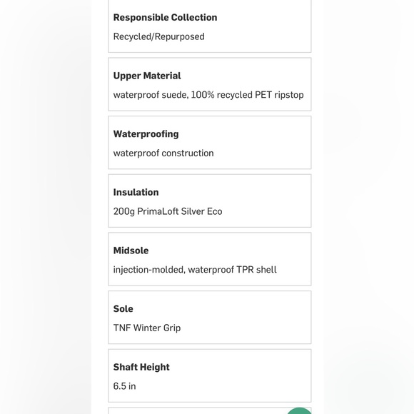 The North Face Shellista II Shorty Boots - Picture 12 of 12